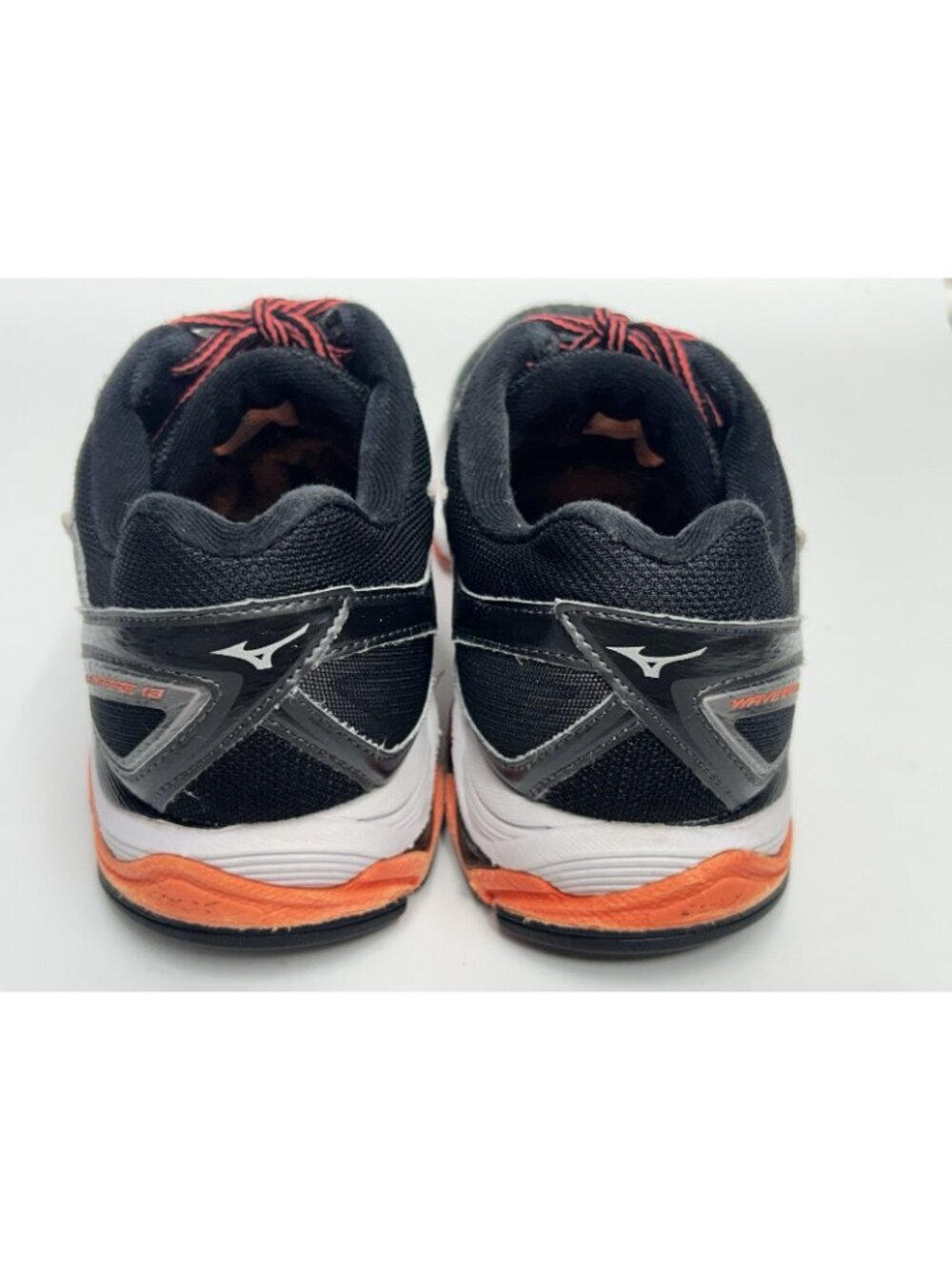 Mizuno Wave Inspire 13 Womens Shoes Size 10 Black Orange Running Gym *no Insoles - Picture 9 of 9